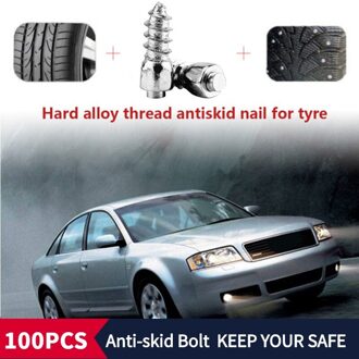 100PCS 11.5-3.3MM Sneeuwkettingen Studs voor Banden/Winter Band Spikes/Autoband Studs/ sneeuw Chioten Ice Stud Carbide studs voor SUV ATV