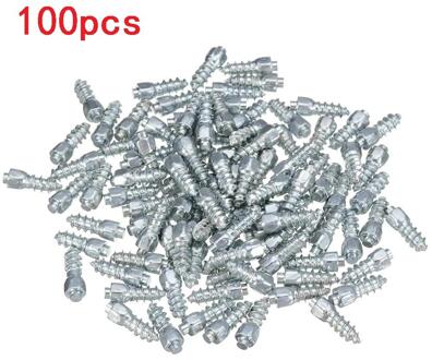 100Pcs 12 Mm Carbide Schroef Band Studs Sneeuw Spikes Anti-Slip Anti-Ice Voor Auto/Suv/Atv/Utv Met Installatie Gereedschap Snelle Levering 100pcs1