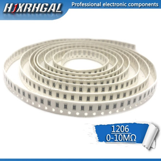 100Pcs 1206 SMD resistor 0R ~ 10M 1/2W 0 1 10 100 150 220 330 ohm 1K 2.2K 10K 100K 0R 1R 10R 100R 150R 220R 330R hjxrhgal