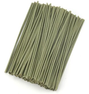 100Pcs 12Cm Plastic Bedekt Draad Bloem Stem Arrangement Kunstmatige Bloem Hoofd Accessoire Met Draad Voor Bruiloft Decoratie