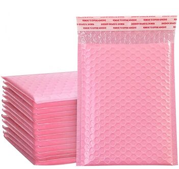 100Pcs 15X20 + 4Cm Bubble Envelop Tassen Bubble Mailer Gewatteerde Voor Geschenkverpakkingen & Wedding Favor Bag & mailing Enveloppen