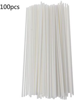 100Pcs 19Cm X 3Mm Fiber Stokken Diffuser Aromatherapie Vluchtige Staaf Voor Thuis Geur Diffuser Woondecoratie wit