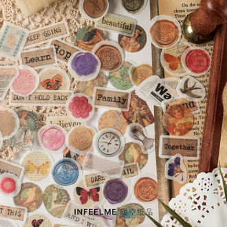 100pcs/1lot Kawaii Stationery Stickers Creation set Diary Planner Decorative Mobile Stickers Scrapbooking DIY Craft Stickers