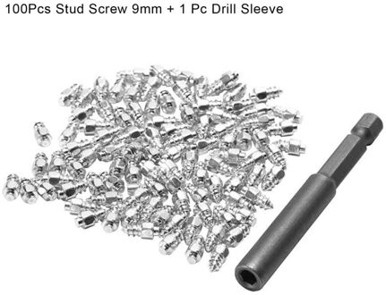 100Pcs/200 Pcs Antislip Wolfraam Stalen Nagels Wiel Nagels Duurzaam Tire Boltsbolts Voor Banden Premium auto Atv Winter Emergency met mounting tip