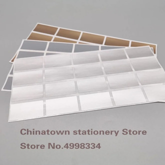 100pcs 23mmx42mm Gold Silvery scratch off Sticker labels DIY adhesive Scratch off DIY Password