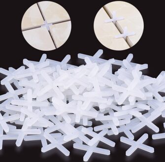 100Pcs 2Mm Tegel Leveling Systeem Tegel Spacer Cross Spacers Voor Vloer Muur