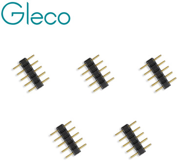 100PCS 4PIN 5PIN LED connector Needle LED strip connectors for 5050 3528 RGB RGBW RGBWW CCT LED strip light