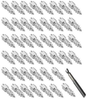 100Pcs 4X9Mm Auto En Motorfiets Winter Anti Slip Nail Slijtvaste Tungsten Staal Anti Slip Band nagel Riem Tool A2 Nails en tools