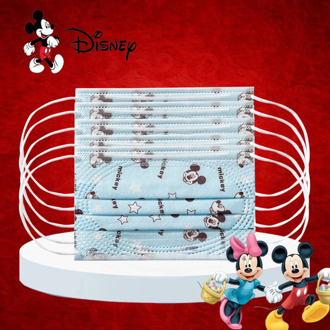 100pcs/50pcs/30pcs/1pcs Disney cosplay accessories children anime Non-washable disposable face masks props for kids fashion