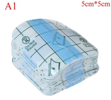 100Pcs/50Pcs Transparante Tape Pu Film Pleister Waterdicht 5cm x 5cm 100stk