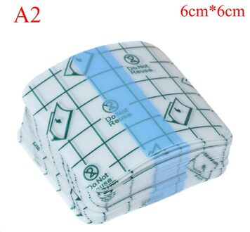 100Pcs/50Pcs Transparante Tape Pu Film Pleister Waterdicht 6cm x 6cm 100stk