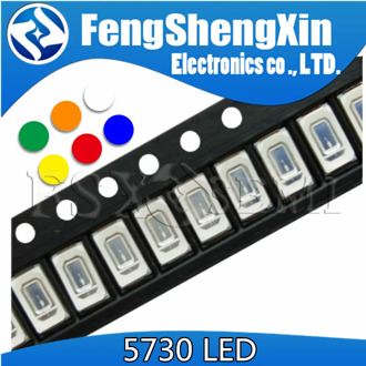 100pcs 5730 SMD LED Red Yellow Green White Blue light emitting diode Clear LED Light Diode Set