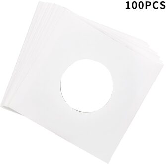 100Pcs 7 10 12inch Accessoires Anti-Statische Inwendige Vinyl Record Mouw Cover Opslag LP Album Container Thuis audio Stofdicht 7duim