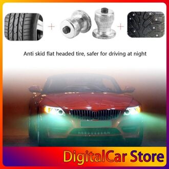 100Pcs 8X10Mm Winter Wiel Lugs Auto Banden Studs Schroef Sneeuw Spikes Wheel Tyre Sneeuw Kettingen Studs atv Auto Motorfiets Band