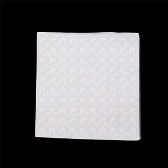 100Pcs 8X2.5 Mm Zelfklevende Rubber Voeten Pad Siliconen Transparante Bumpers Deur Buffer Pad Zelfklevende voeten Pads