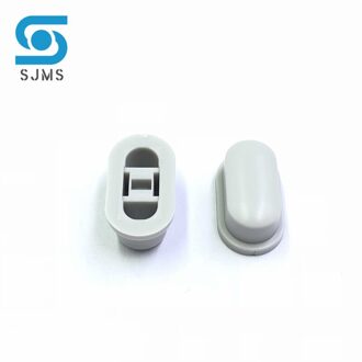 100Pcs A05 3*2Mm Tactile Drukknop Cap 18*10*7Mm Geldt Voor 5.8*5.8 7*7 8*8 8.5*8.5Mm Zelfsluitende Switch Knop Cap grijs X 100stk