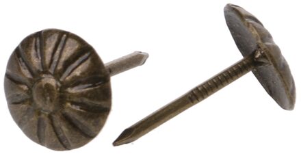 100pcs Antiek Messing Bekleding Nails Tack Stud Punaise Doornail Hardware Decor