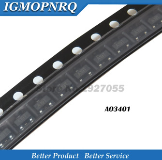 100PCS AO3401 SOT-23 SMD 3401 SOT23 new and original A19T