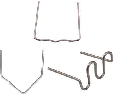 100Pcs Auto Plastic Bumper Lasmachine Reparatie Nagels 0.8Mm Rvs Duurzaam Reparatie Nagels Machine Melt Weldin