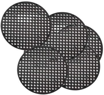 100Pcs Bloempot Mesh Matten Ronde Bodem Mesh Matten Bonsai Pot Bodem Mesh Matten 2.95X2.95X0.05 Inches