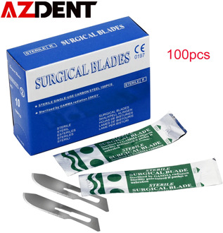 100pcs/box Scalpel Blades For Dental medical Stainless Steel Surgical Blade Heathy Beauty Tool
