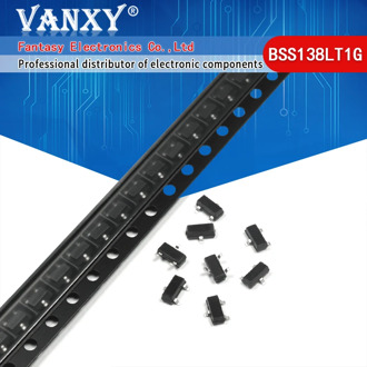 100PCS BSS138LT1G SOT23 BSS138 SOT SOT-23 MOSFET SMD J1 new and original IC free shippin