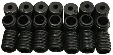 100Pcs Cord Locks Schakelt Voor Koortjes Elastische Koord Richter Non Slip Stopper Sportkleding Kleding Schoenen Touw Diy Masker Deel Q zwart