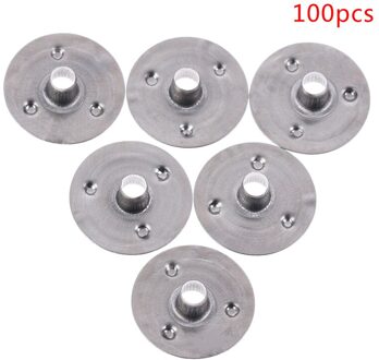 100Pcs Craft Diy Duurzaam Waxed Kaarsen Maken Metalen Lont Sustainers Carry Houders Tabs Tool