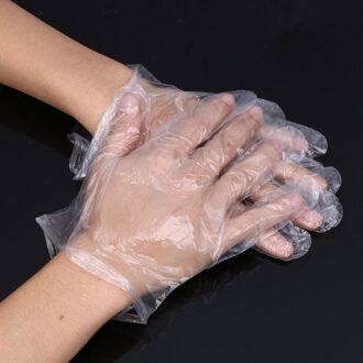 100pcs Disposable Plastic Gloves for for Restaurant Kitchen BBQ Eco-friendly Food Gloves Fruit Vegetable Gloves