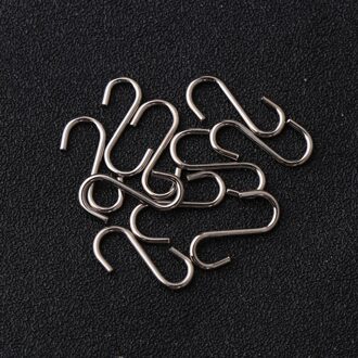 100Pcs Diy Mini S-Vormige Haken Stevige S-Vormige Haken Rvs S-Vormige Hangers Metalen diy Sieraden Accessoire