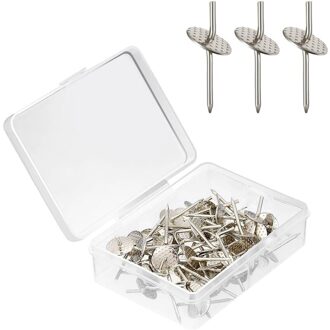 100Pcs Een Stap Hangers 20 Lbs Professionele Gips Foto Opknoping Pins Quick Foto Hangers Fotolijstje Hangers