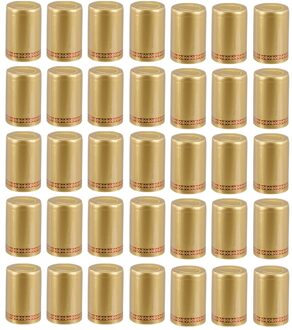 100Pcs Fles Krimpen Capsule Krimpkous Capsules Krimpkous Cap gouden