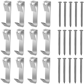 100Pcs Foto Hangers 30Lbs, Fotolijst Haken Met Nagels, Foto Opknoping Kit Voor Canvas, Klok, huis Decoratie