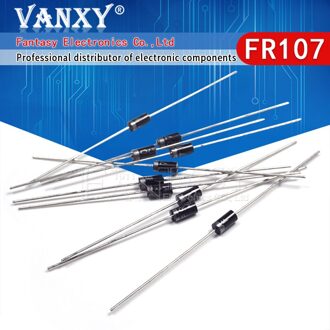 100PCS Gelijkrichter Diode FR107 1A 1000V DO-41 fr107