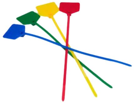 100pcs Gemengde Kleur 3x120mm Zip Wire Wrap Zelfborgende Nylon Plastic Cable Zip Ties Label netwerk Bekleding Loop Draad Bandjes