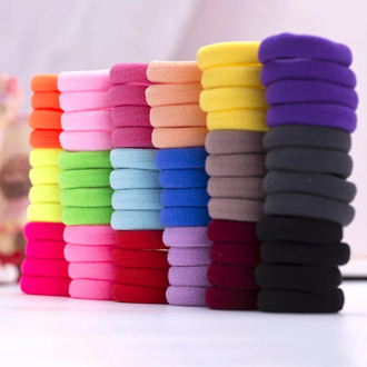 100Pcs Hair Bands Ponytail Holder Hair Ties Headband Scrunchies Pack Headwear Hair Kids Accessories For Women Baby Girl