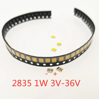 100Pcs High Brightness SMD LED 2835 1W White 6V 9V 18V 36V 150MA 100MA 30MA 60MA