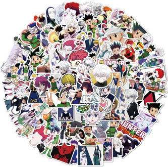 100pcs HUNTERxHUNTER Comic Anime Stickers GON FREECSS Killua Zoldyck DIY Scrapbooking Dary Planner Journal Stationery Sticker