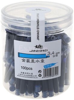 100Pcs Jinhao Universele Uitwisbare Blauwe Vulpen Inkt Sac Cartridges 3.4Mm Vullingen School Kantoorbenodigdheden 62KB