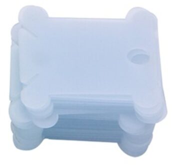 100Pcs Kruissteek Winding Board 5 Kleuren Plastic Winding Board Card Board Kruissteek Afwerking Tool Kronkelende Boord Blauw