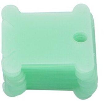 100Pcs Kruissteek Winding Board 5 Kleuren Plastic Winding Board Card Board Kruissteek Afwerking Tool Kronkelende Boord groen