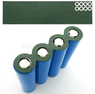 100Pcs Li-ion Battery Anode Insulation Gasket Insulator Ring for 18650 Series Li-ion Battery Anode Hollow Point Insulator Gasket