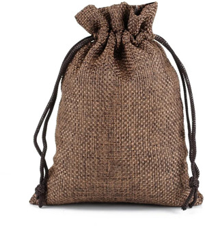 100pcs/lot 10x14cm Burlap Bag Jute Drawstring Linen Gift Pouches For Wedding Candy Gift Packaging Bags Can Personalize Logo