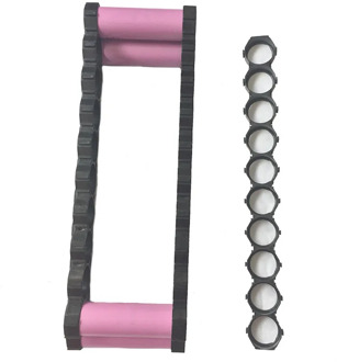 100pcs/lot 18650 battery honeycomb holder malposed DIY 18650 cell holder 10s2p 10s3p 10s4p free diy