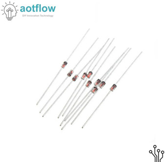 100pcs/Lot 1W Zener diode DO-41 3V 3V3 3V6 3V9 4V3 4V7 5V1 5V6 6V2 6V8 7V5 8V2 9V1 10V 11V 12V 13V 15V 1N4733A 1N4742A 1N4728A