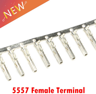 100pcs/Lot 4.2mm 5557 Series Female Terminal Pins for PC ATX/PCI-E/EPS Power Supply Cable.