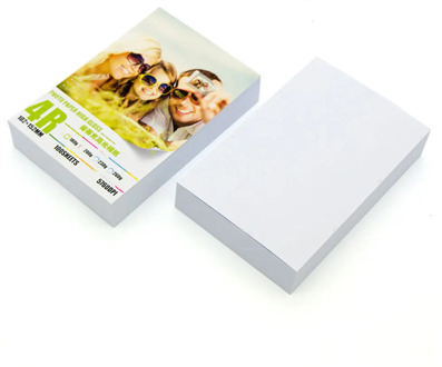 100PCS/Lot 7 Inch Printer Photo Paper Glossy Printing Paper 4R Photo Paper For Inkjet Print Office Supplies Convenient ID Photos