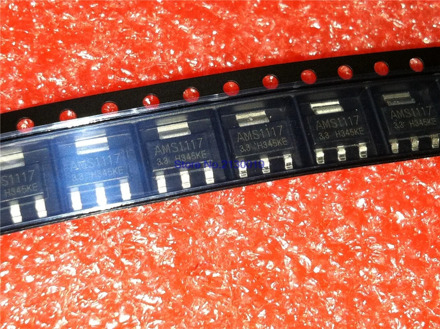 100pcs/lot AMS1117-3.3 AMS1117-3.3V AMS1117 LM1117 1117 SOT-223 In Stock
