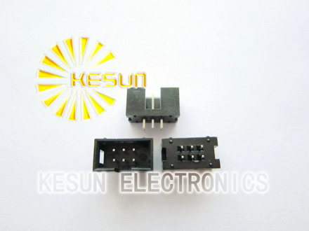 100PCS/LOT DC3-6P 2.54mm 6P 6Pin Straight Male Box Header