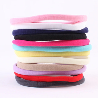 100pcs/lot Girls Boys Spandex Nylon Headband For DIY Children Elastic headband Soft Skinny Stretchy hair tie hair accessories